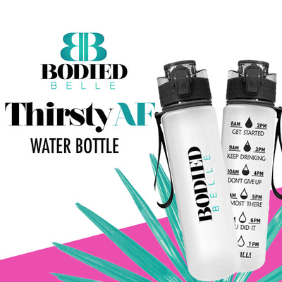 thirsty af water bottle